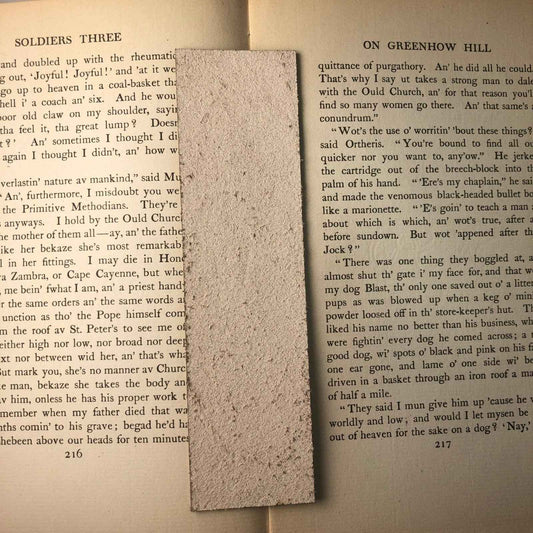 The back of our leather bookmark is unfinished. Classical Border Collie Bookmark Bookmarks Raven King Crafts