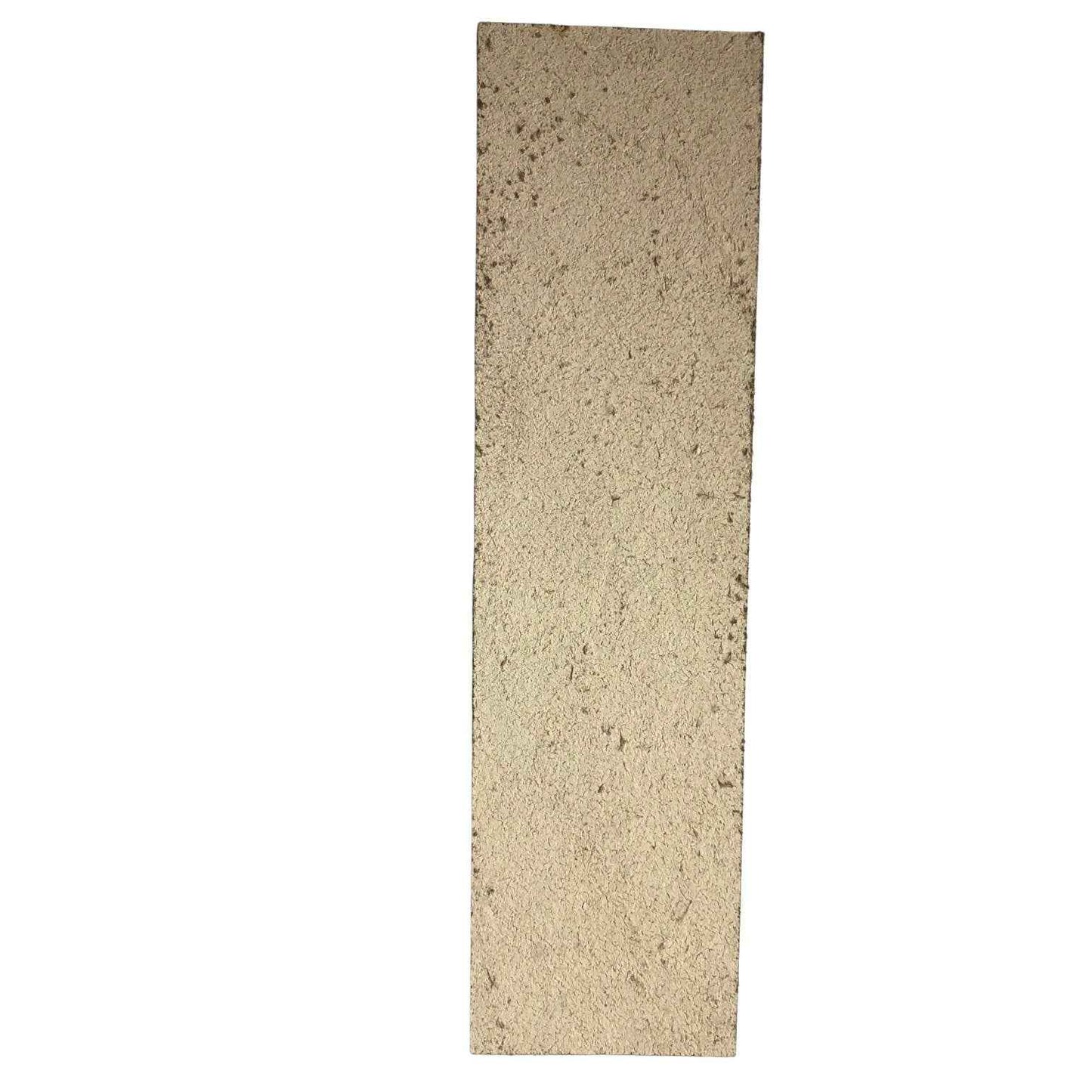 The backs of the leather bookmarks are unfinished and you can see the leather grain.