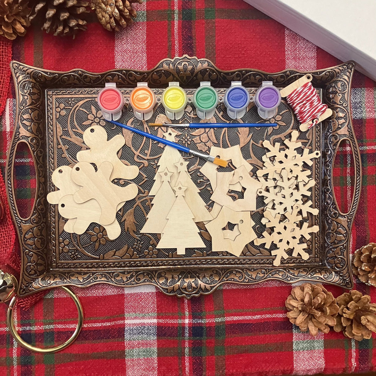 DIY Wooden Christmas Ornament Kit
