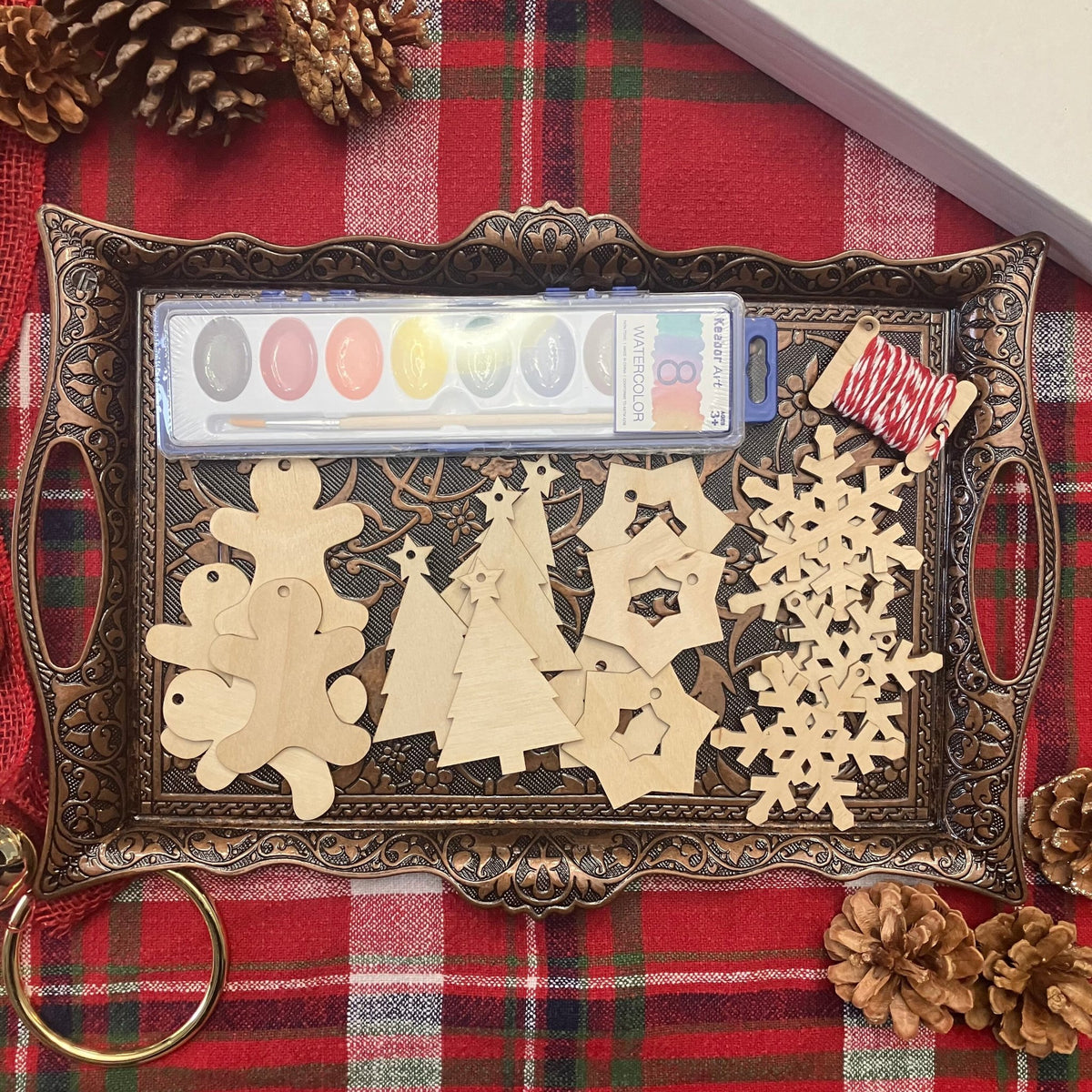 DIY Wooden Christmas Ornament Kit