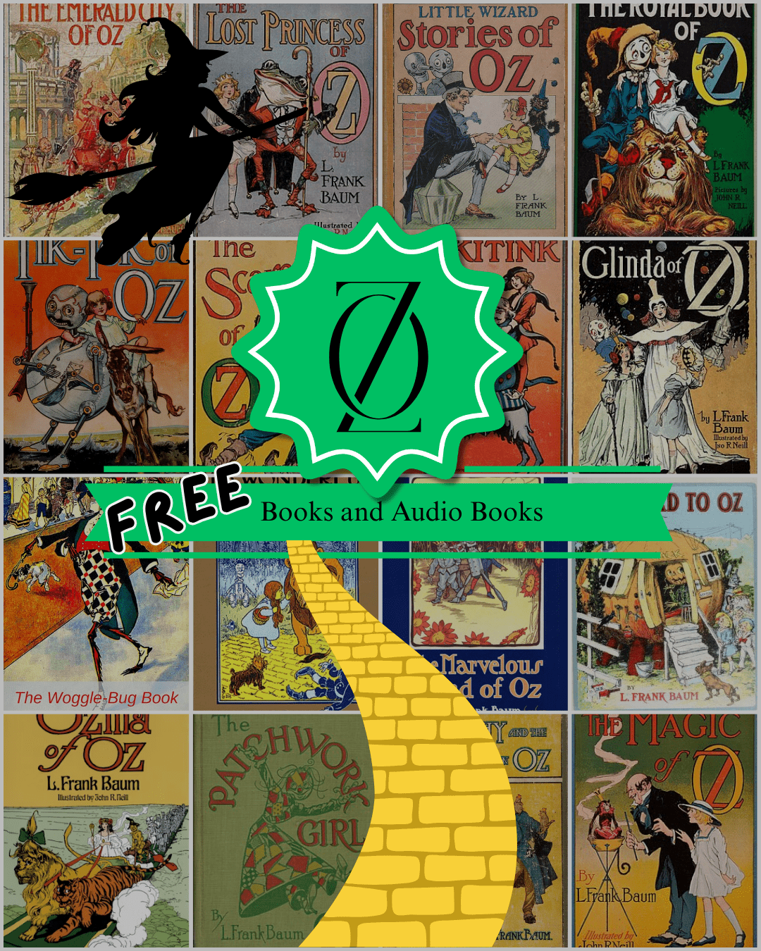 Book List - Wizard of OZ Books - Raven King Crafts