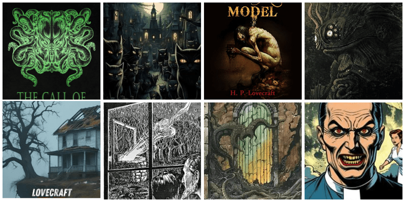 Free Book List Added - H.P. Lovecraft - Raven King Crafts