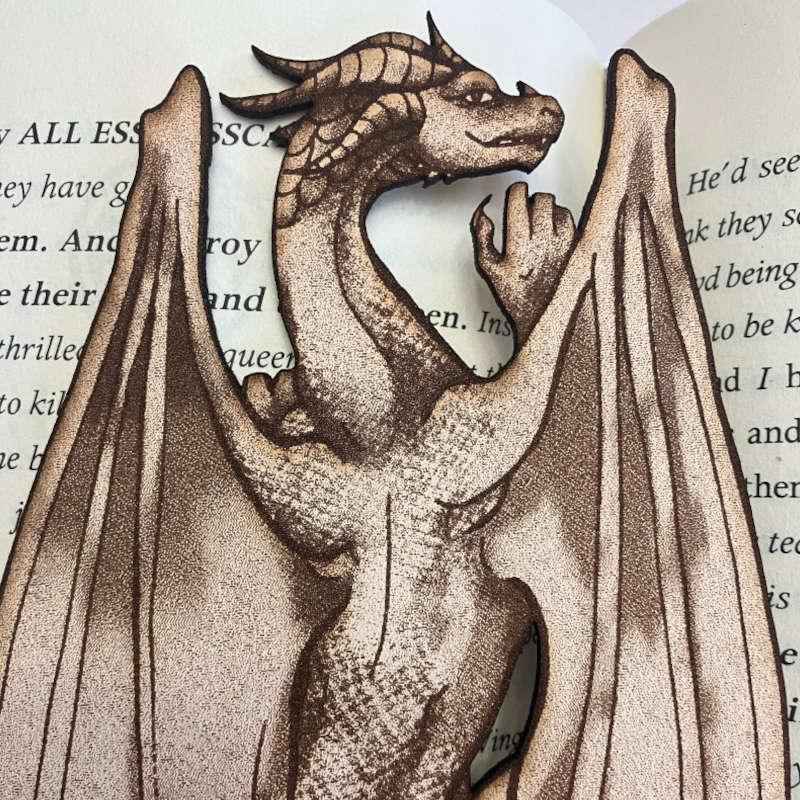 New Dragon Bookmark Added - Raven King Crafts
