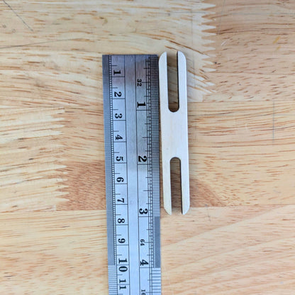 Wooden Shuttle Stick Set - 4 Weaving Shuttles