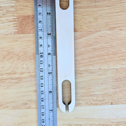 Deep Mouthed Wooden Shuttle Stick Set - 4 Weaving Shuttles