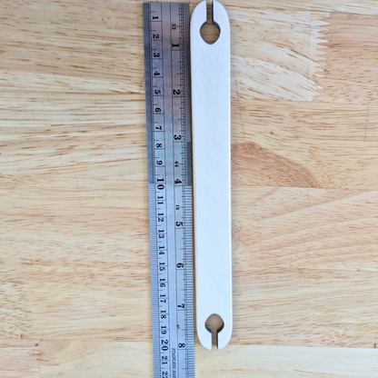 Wooden Shuttle Stick Set - 4 Weaving Shuttles