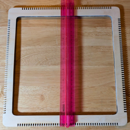 11.4" x 11.2" Weaving Frame Loom - 1/4" Birch or Basswood Plywood