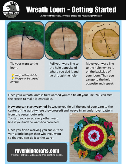 Wreath Loom Instructions