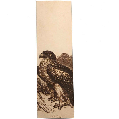 Cape Eagle Bookmark - Leather Cape Eagle Bookmark - Leather Bookmarks Raven King Crafts