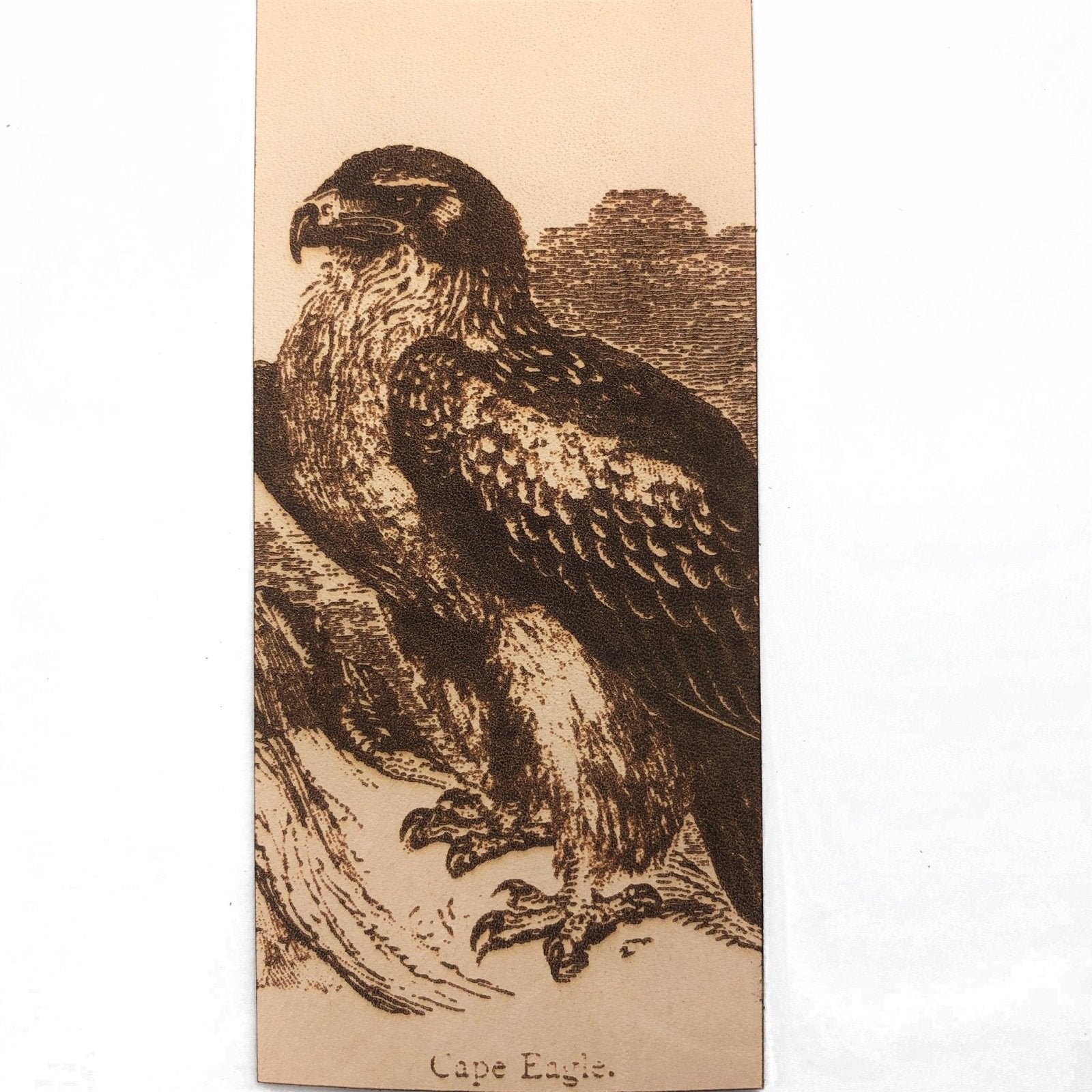 Cape Eagle Bookmark - Leather