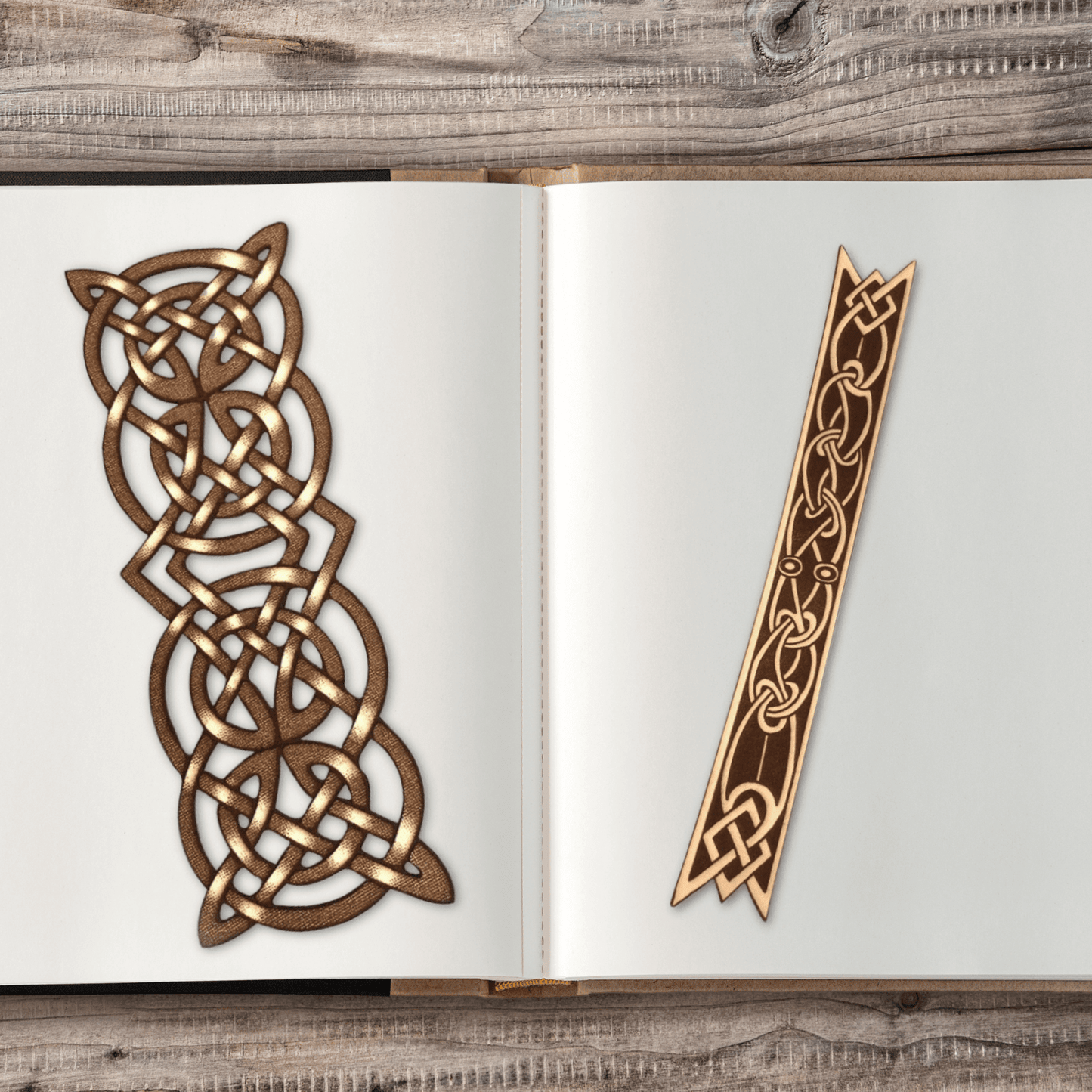 Celtic knot bookmarks next to each other. Celtic Knot Bookmarks, Pick one or get all 3 at a discount! Bookmarks Raven King Crafts Celtic Knot Bookmarks, Pick one or get all 3 at a discount! Bookmarks Raven King Crafts