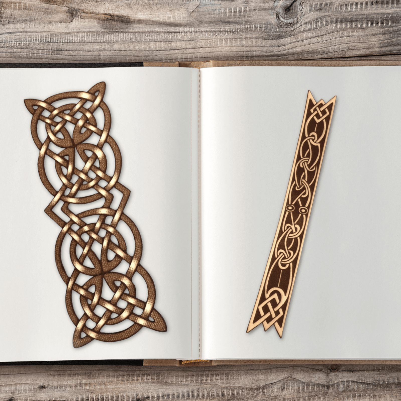 Celtic knot bookmarks next to each other. Celtic Knot Bookmarks, Pick one or get all 3 at a discount! Bookmarks Raven King Crafts Celtic Knot Bookmarks, Pick one or get all 3 at a discount! Bookmarks Raven King Crafts