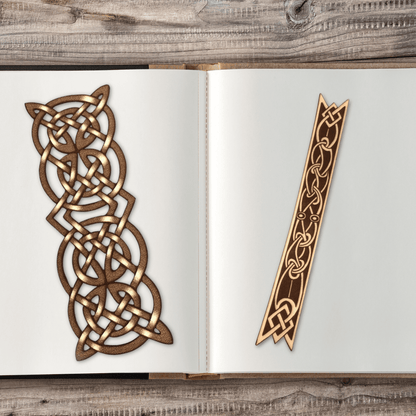 Celtic knot bookmarks next to each other. Celtic Knot Bookmarks, Pick one or get all 3 at a discount! Bookmarks Raven King Crafts Celtic Knot Bookmarks, Pick one or get all 3 at a discount! Bookmarks Raven King Crafts