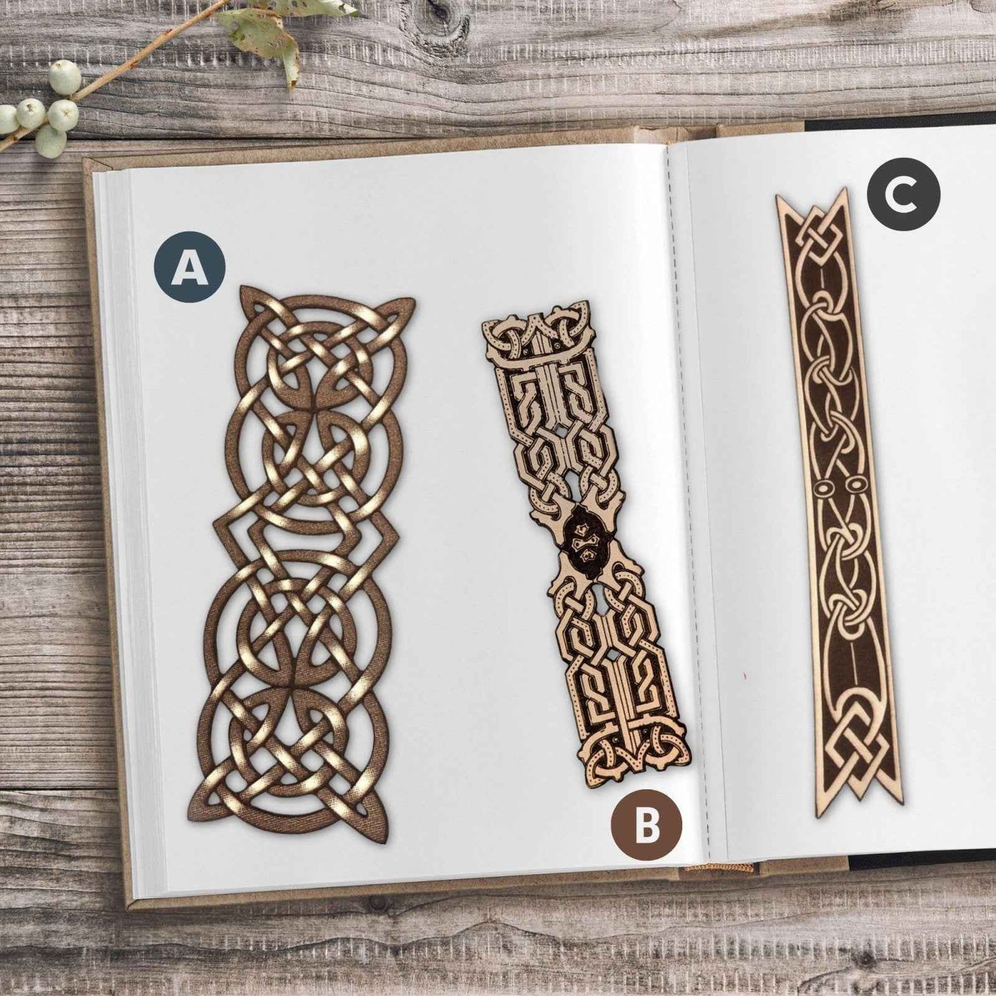 Celtic Knot Bookmarks, Pick one or get all 3 at a discount! Celtic Knot Bookmarks, Pick one or get all 3 at a discount! Bookmarks Raven King Crafts