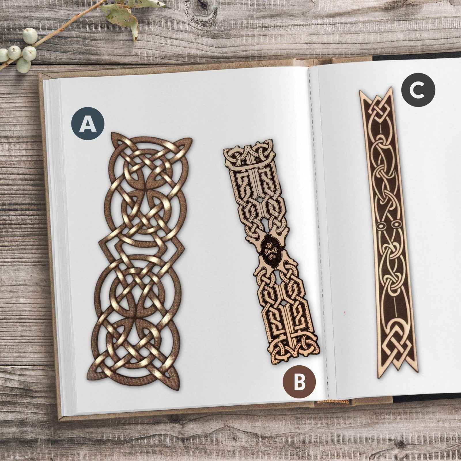 Celtic Knot Bookmarks, Pick one or get all 3 at a discount! Celtic Knot Bookmarks, Pick one or get all 3 at a discount! Bookmarks Raven King Crafts