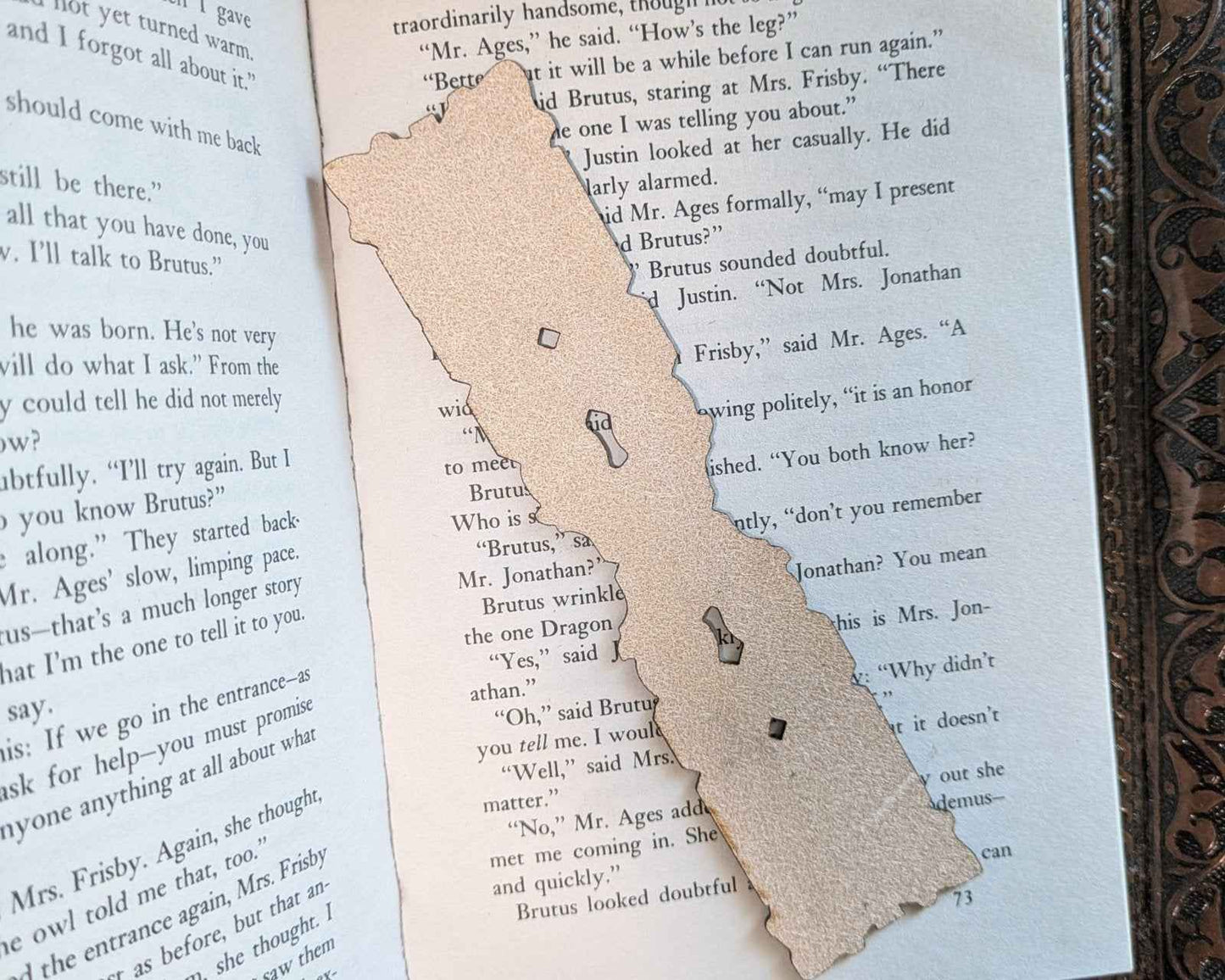 The backs of the leather bookmarks are unfinished and you can see the leather grain. Celtic Knot Bookmarks, Pick one or get all 3 at a discount! Bookmarks Raven King Crafts