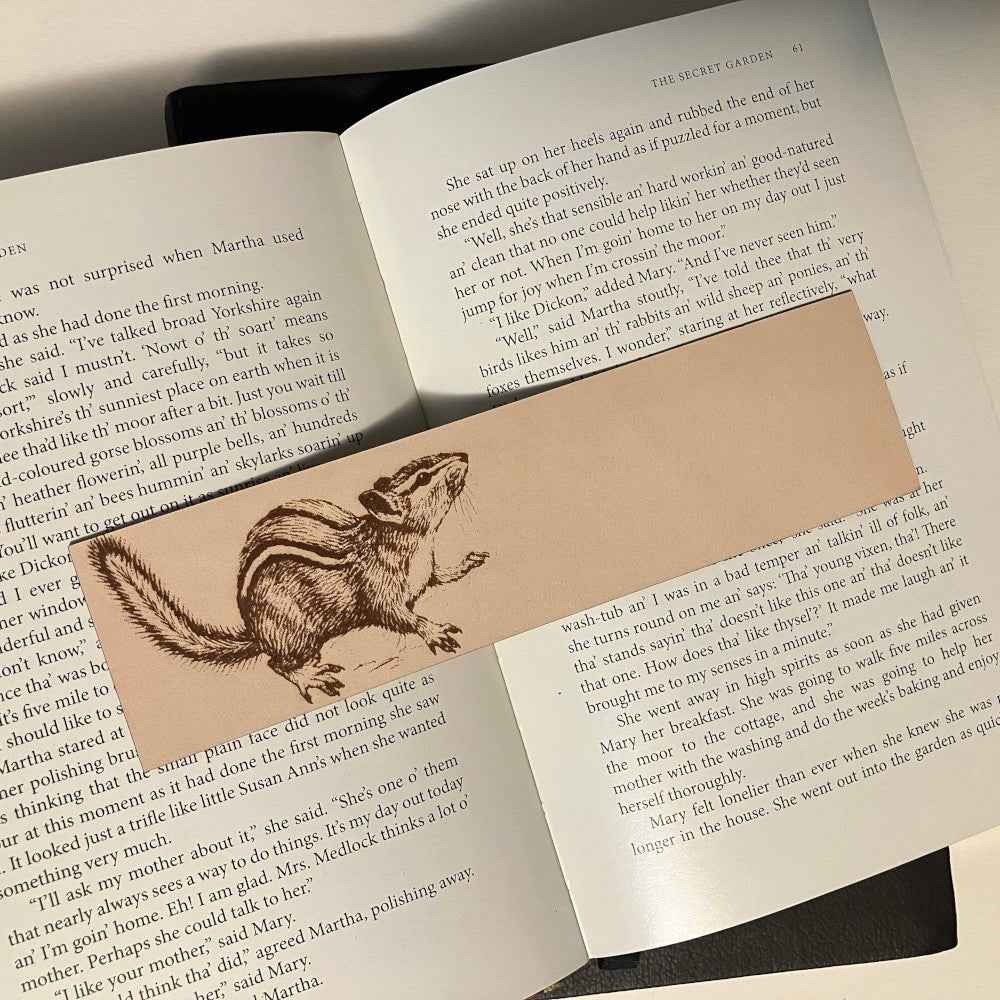 Chipmunk Bookmark Chipmunk Bookmark Bookmarks Raven King Crafts