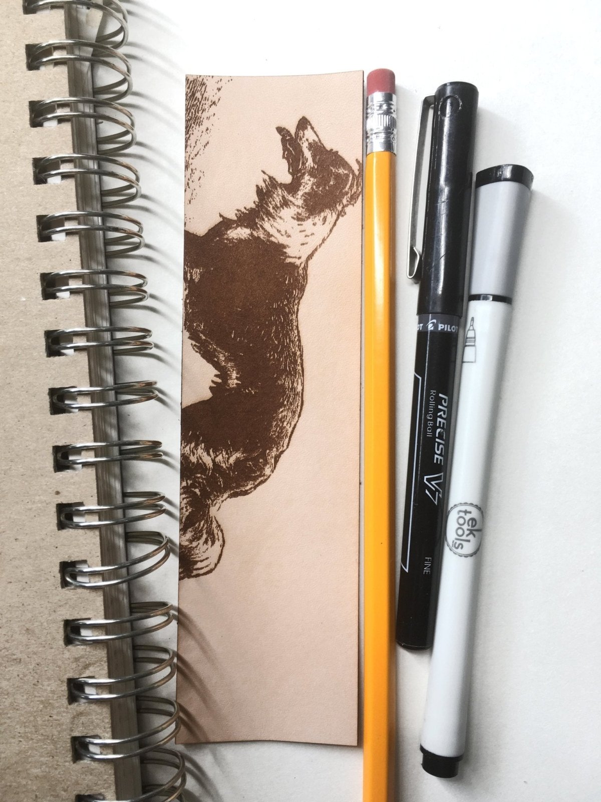 Classical Border Collie Bookmark