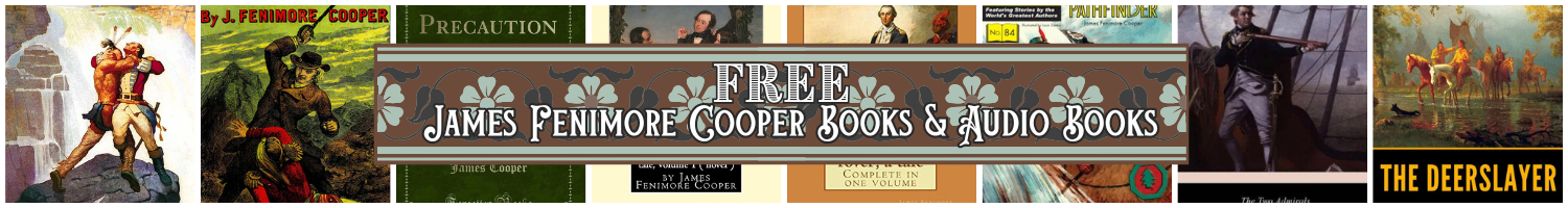 Free James Fenimore Cooper Books and Audio Books banner