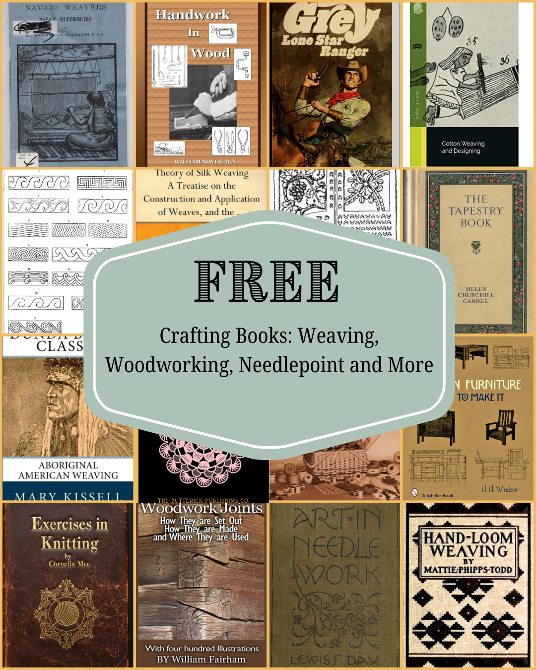 Free Crafting Books: Weaving, Woodworking, Needlepoint and More