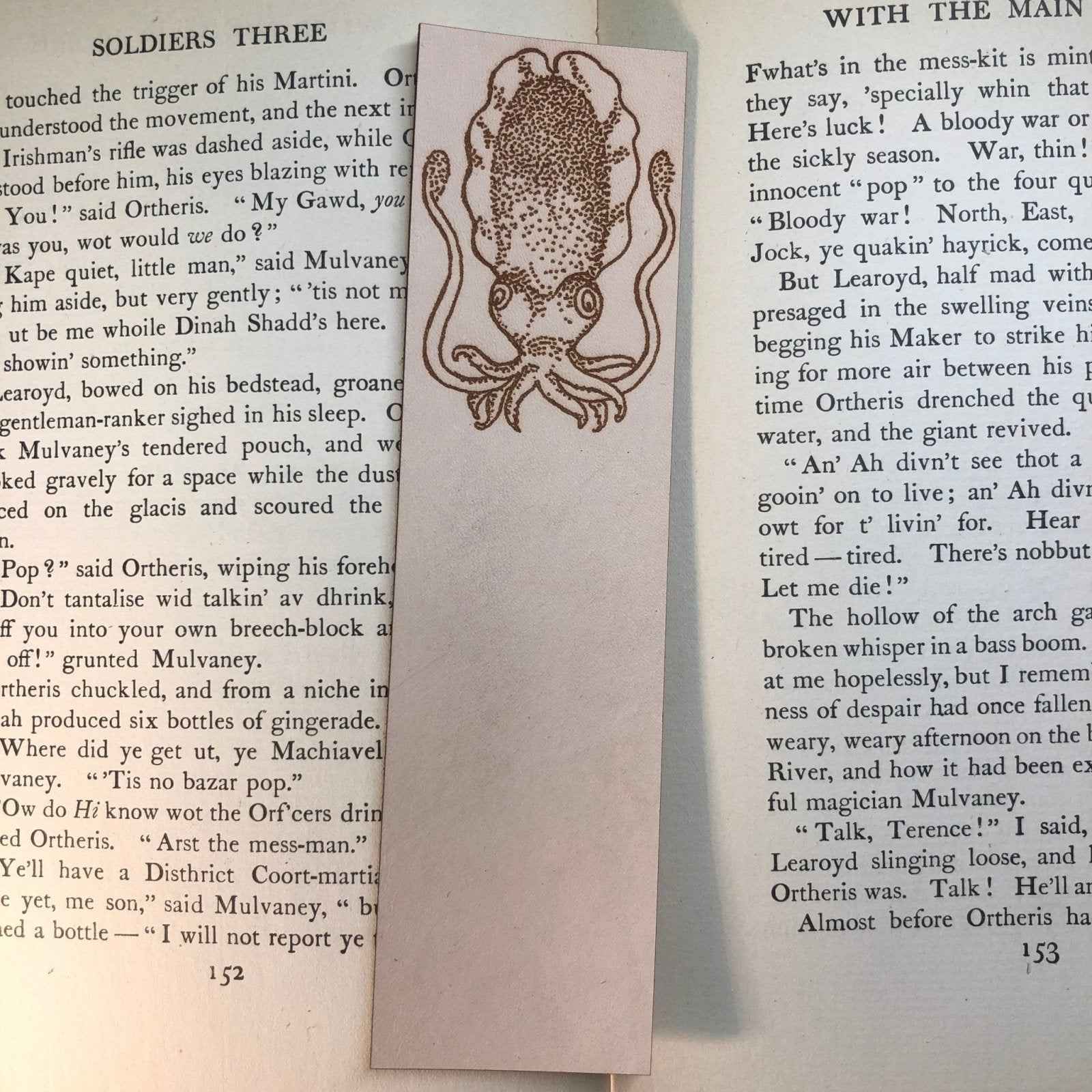 Cuttlefish Bookmark Cuttlefish Bookmark Bookmarks Raven King Crafts