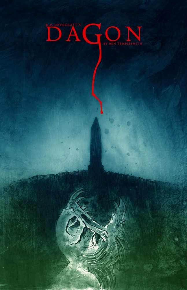 The cover of H.P. Lovecrafts' The Dagon. For our free book and audio book link list. 