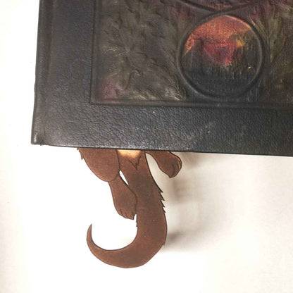 Ferret Bookmark Made From Hand Selected Leather Ferret Bookmark Made From Hand Selected Leather Bookmarks Raven King Crafts