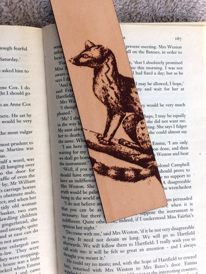 Genet Leather Bookmark