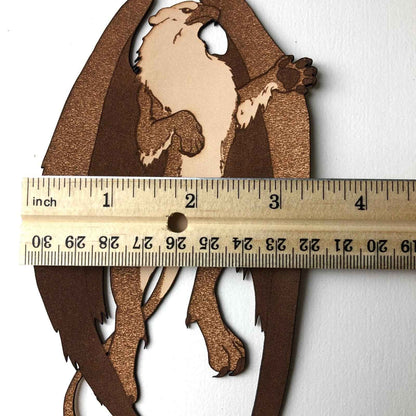 Griffin Bookmark - Leather Griffin Bookmark - Leather | Wonderful Fantasy Beast Gift Bookmarks Raven King Crafts
