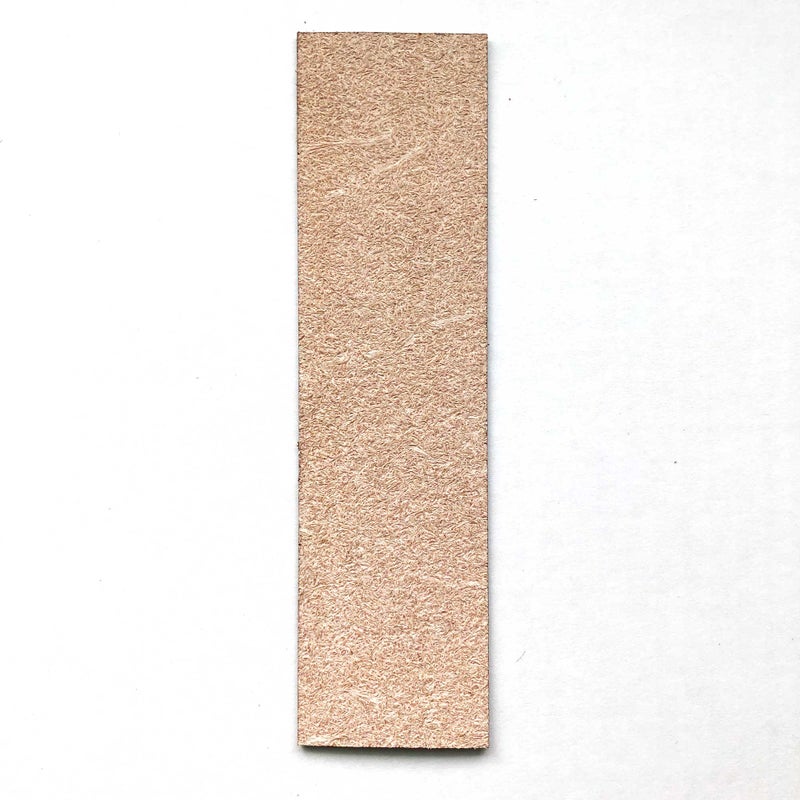 The backs of the leather bookmarks are unfinished and you can see the leather grain. Historical Egyptian Woman Bookmark - Leather Bookmarks Raven King Crafts