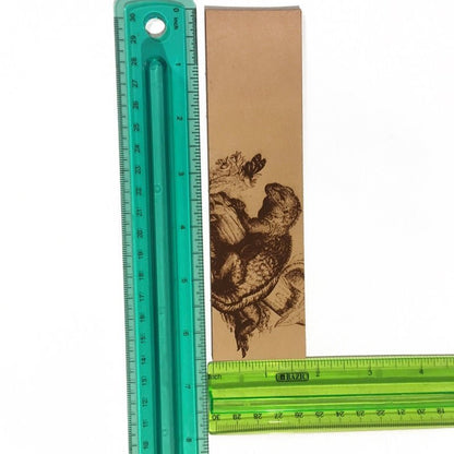 Historical Leather Iguana Bookmark