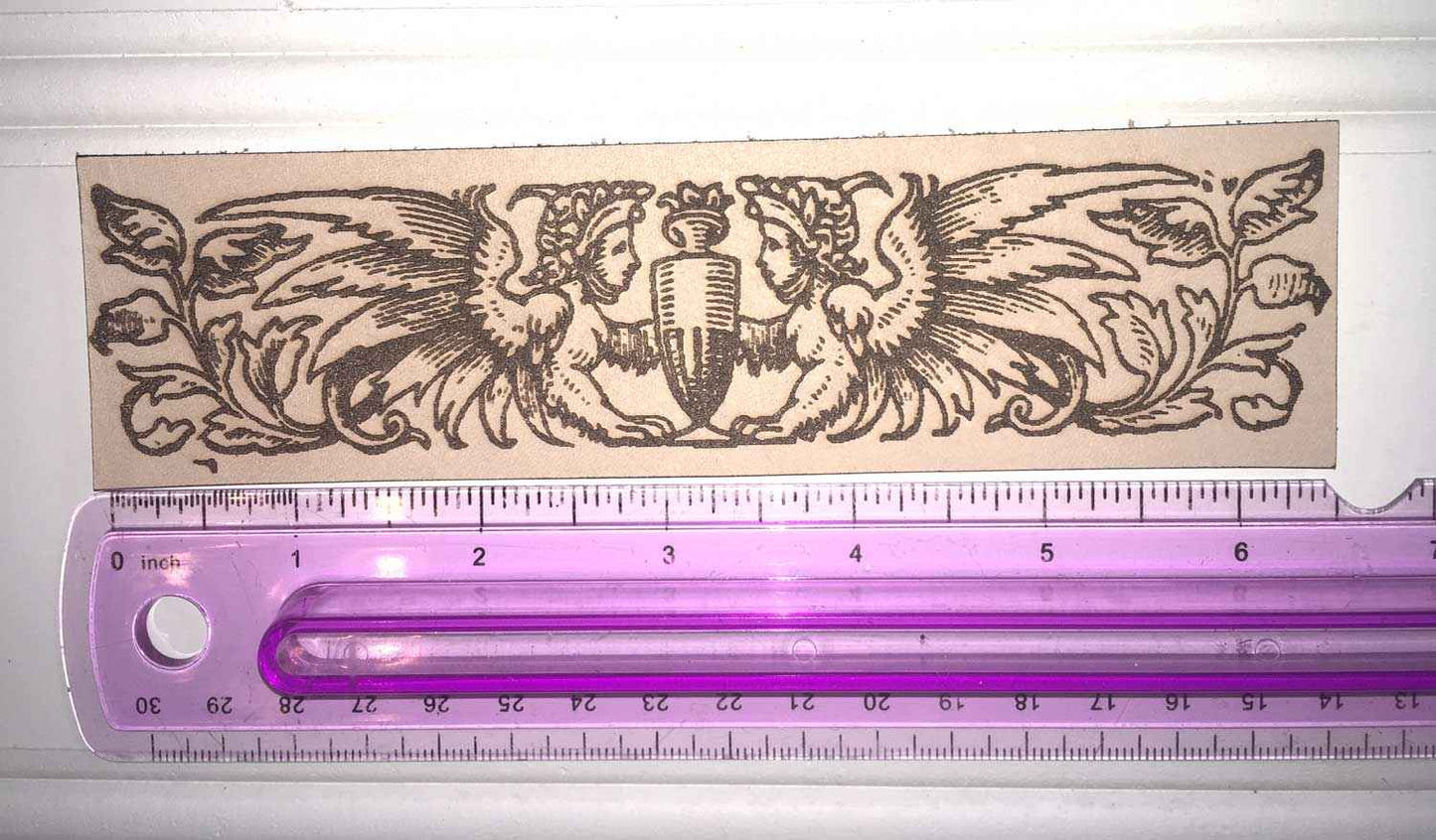 Historical Sphinx Leather Bookmarks Historical Sphinx Leather Bookmarks Bookmarks Raven King Crafts