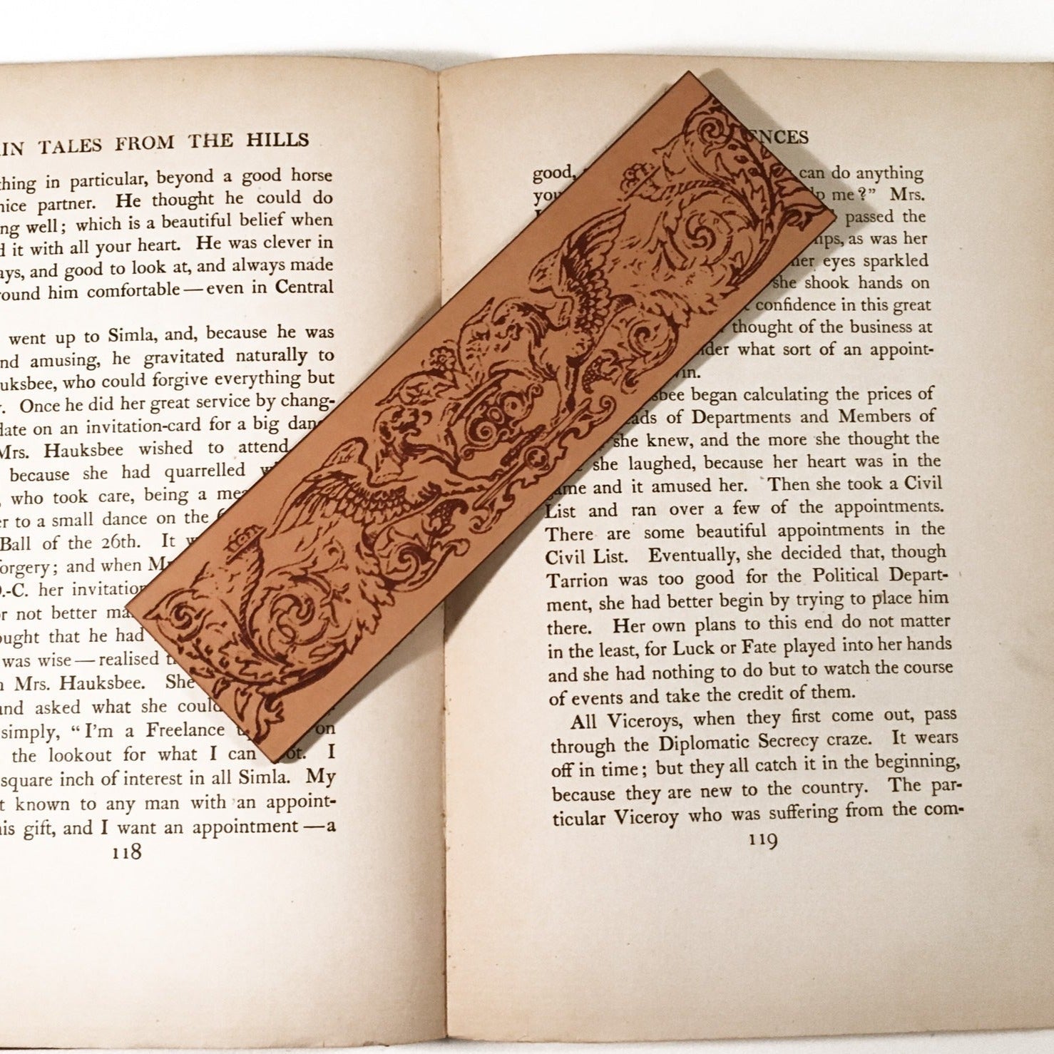 Historical Winged Lion Beasts Bookmark