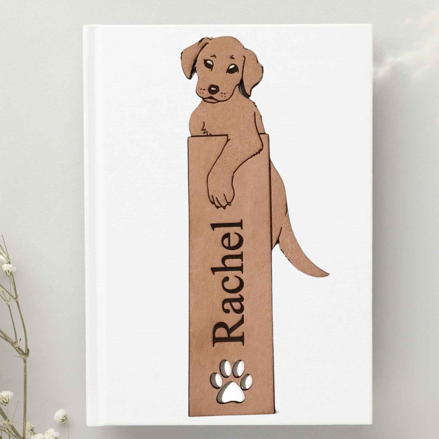 Labrador Puppy Bookmark, you can personalize it! Labrador Puppy Bookmark, you can personalize it! Bookmarks Raven King Crafts