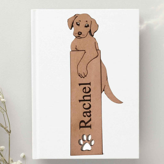 Labrador Puppy Bookmark, you can personalize it! Labrador Puppy Bookmark, you can personalize it! Bookmarks Raven King Crafts
