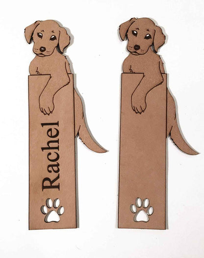 Labrador Puppy Bookmark, you can personalize it! Labrador Puppy Bookmark, you can personalize it! Bookmarks Raven King Crafts