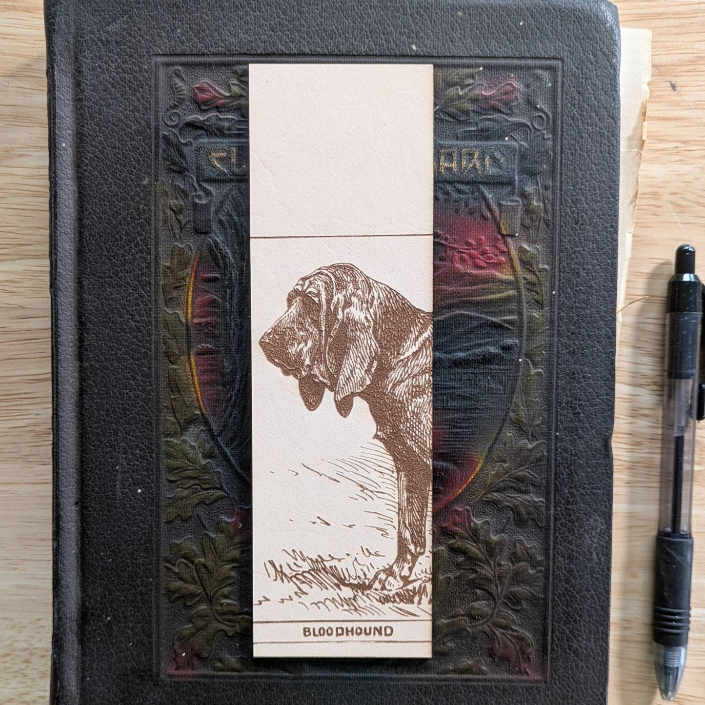 Leather Bloodhound Bookmark (Hound dog) Leather Bloodhound Bookmark (Hound dog) Bookmarks Raven King Crafts Leather Bloodhound Bookmark (Hound dog) Bookmarks Raven King Crafts