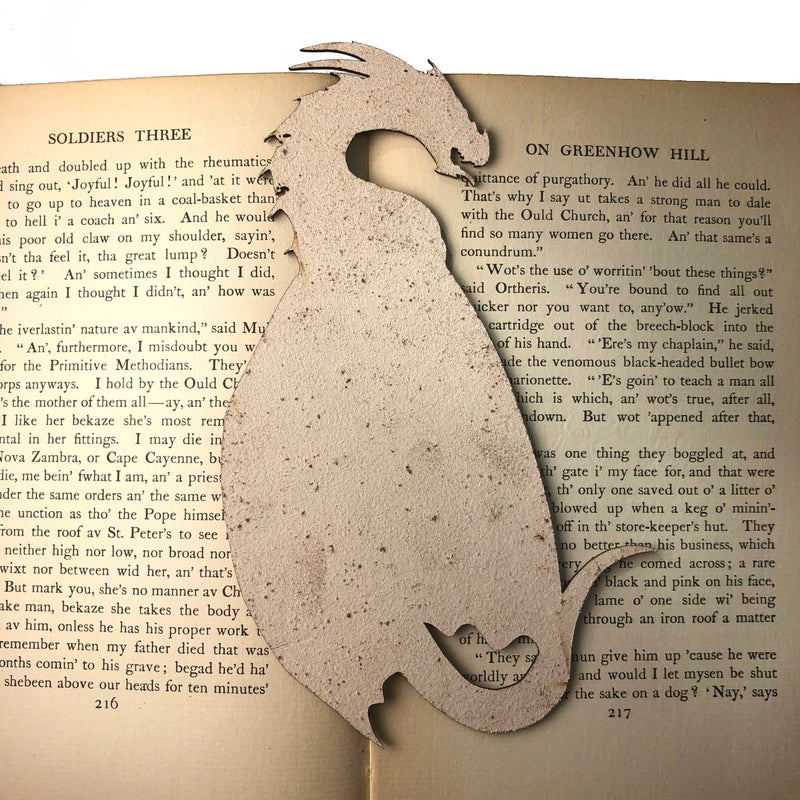 Leather Dragon Bookmark