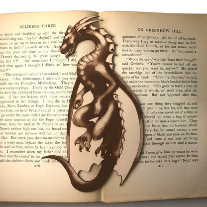 Leather Dragon Bookmark