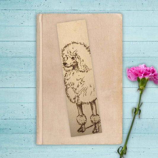 Leather Poodle Bookmark Leather Poodle Bookmark Bookmarks Raven King Crafts