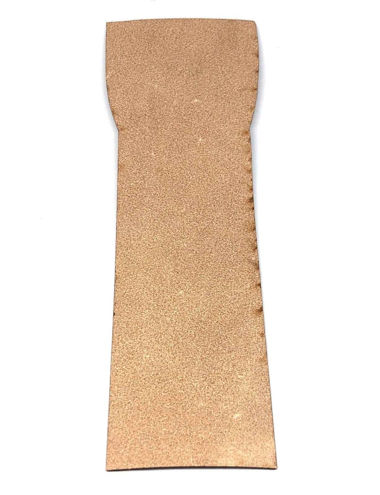 The backs of the leather bookmarks are unfinished and you can see the leather grain. Leather Unicorn Bookmark Bookmarks Raven King Crafts