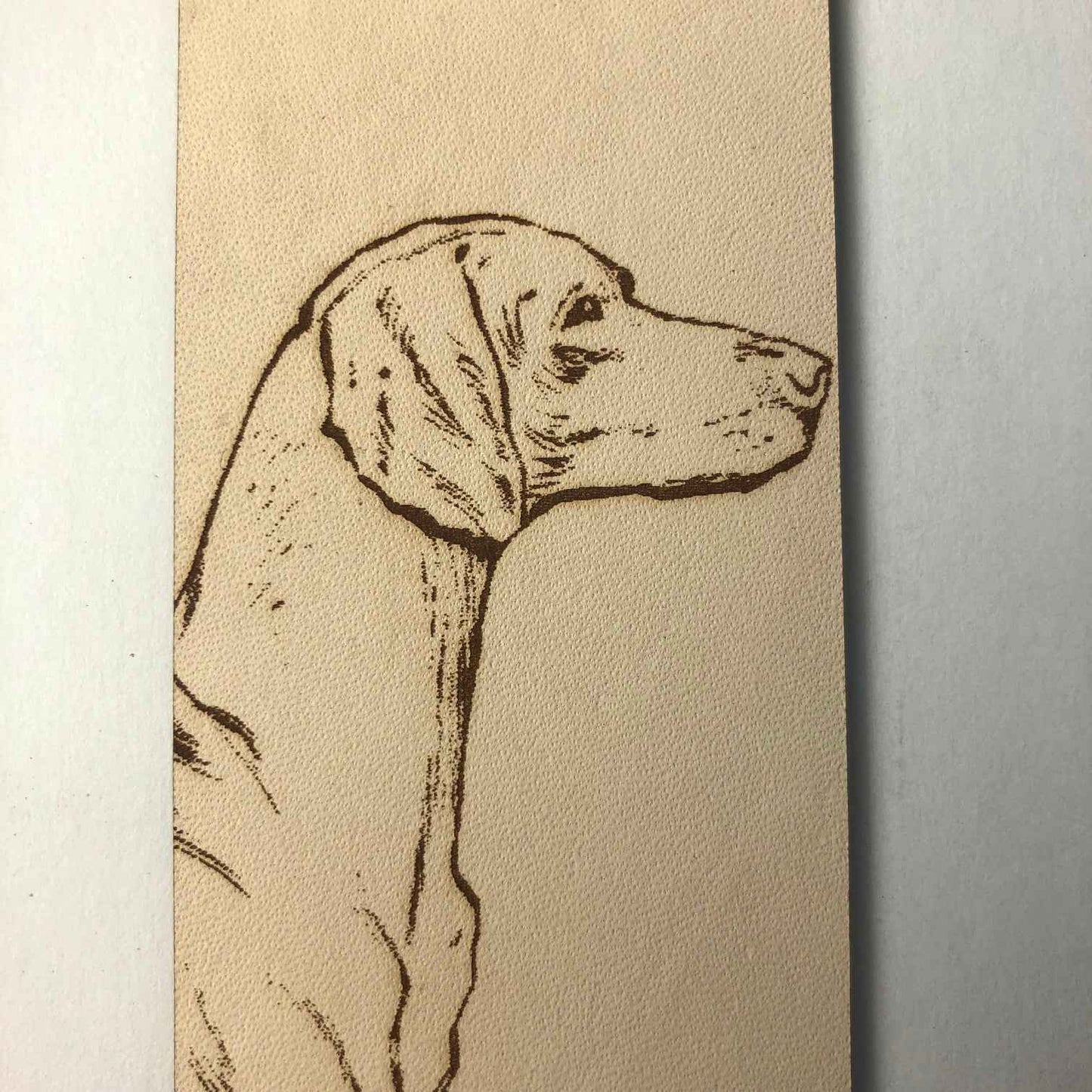 Leather Vizsla Bookmark Leather Vizsla Bookmark Bookmarks Raven King Crafts