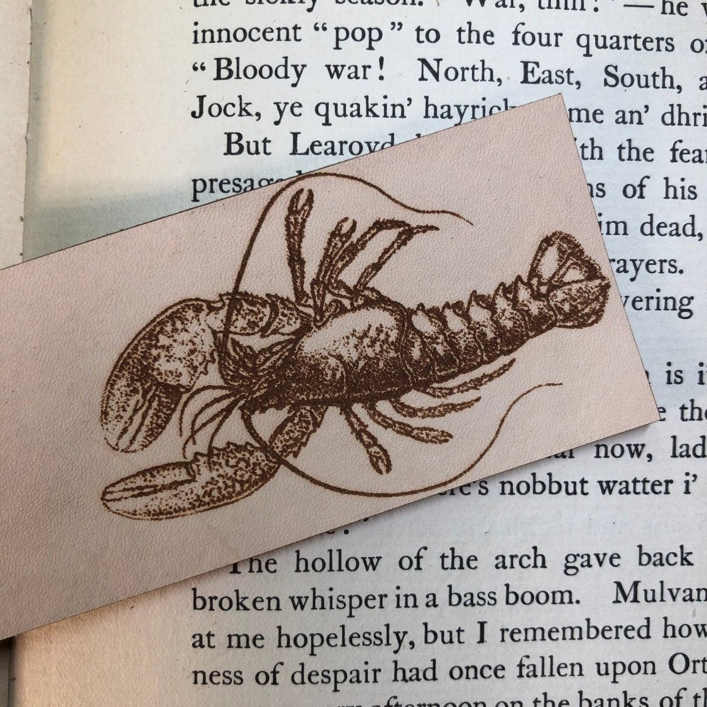 Lobster Bookmark