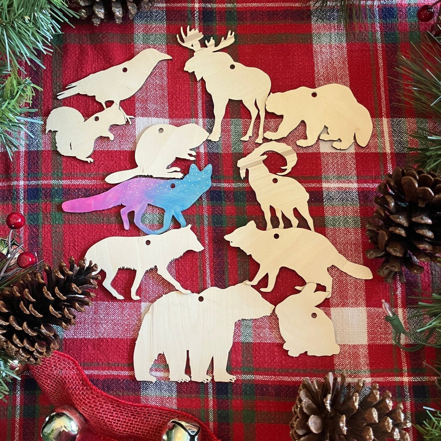 North America Wildlife Ornament (Cutout) Kit SHIPS FREE USA! North America Wildlife Ornament (Cutout) Kit Art & Craft Kits Raven King Crafts