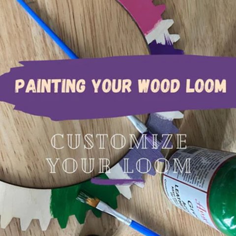 Customizing your loom by painting it tip image.