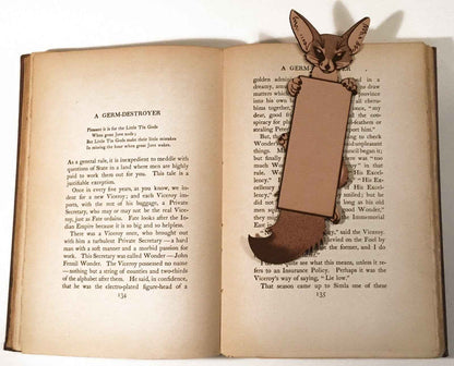Personalized Fennec Fox Bookmark Personalized Fennec Fox Bookmark Bookmarks Raven King Crafts