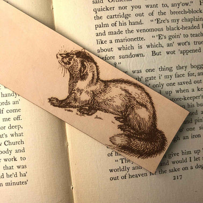 Polecat Bookmark Polecat Bookmark Bookmarks Raven King Crafts