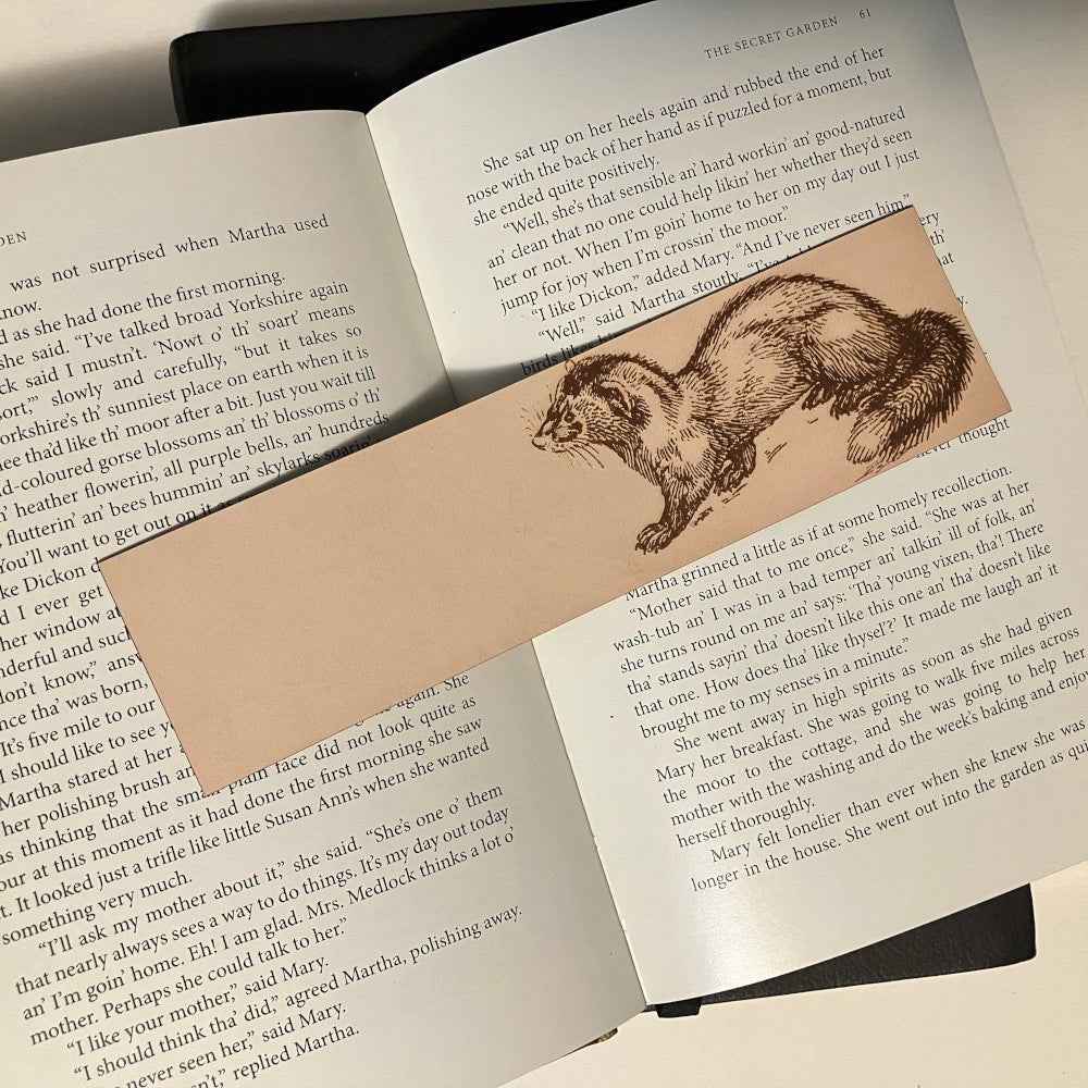 Polecat Bookmark Polecat Bookmark Bookmarks Raven King Crafts