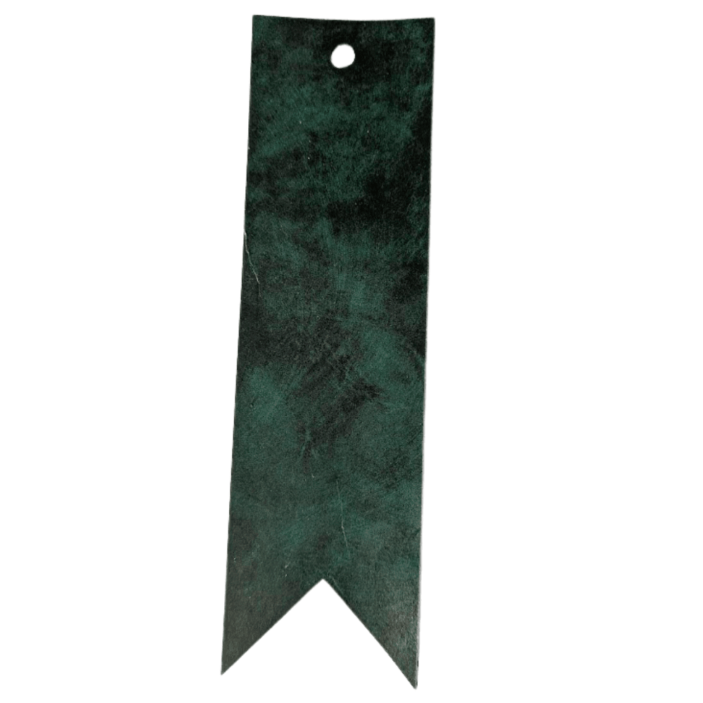 The green and black dyed leather bookmark with the ribbon style. Red or Green Leather Bookmarks with Tassel Bookmarks Raven King Crafts Red or Green Leather Bookmarks with Tassel Bookmarks Raven King Crafts