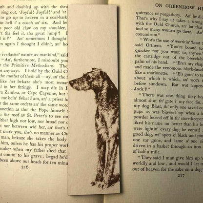 Scottish Deerhound Bookmark Scottish Deerhound Bookmark Bookmarks Raven King Crafts